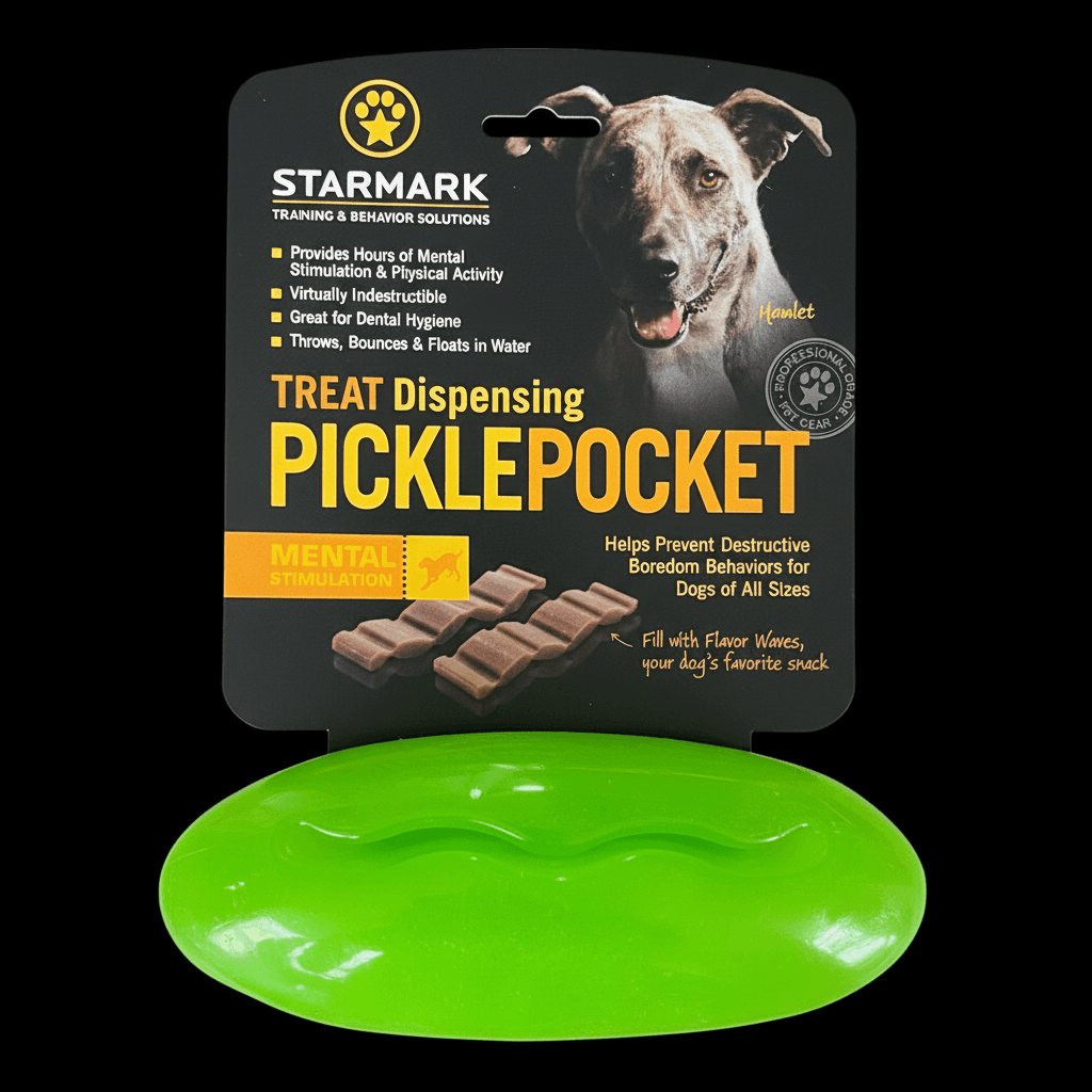 TREAT DISPENSING PICKLE POCKET