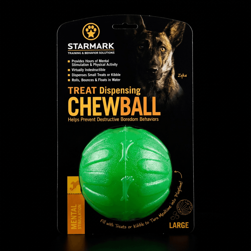 TREAT DISPENSING CHEW BALL LG